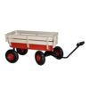 Red Wagon with Wood Sides