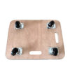 RPWD6045 Plataforma rodante de goma antideslizante