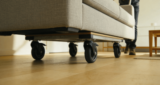 4 wheel moving dollies