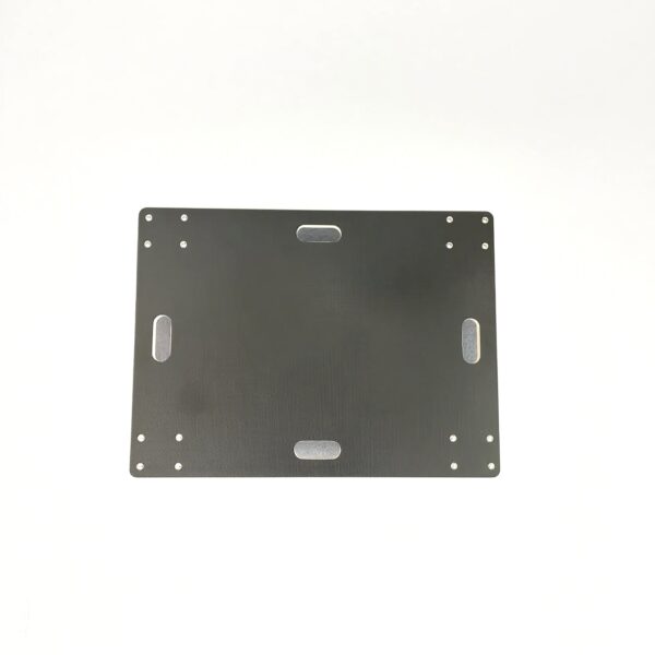 Black anti-slip moving dolly deck