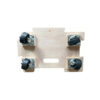 Compact plywood moving dolly underside