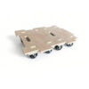 Expandable multi-panel plywood moving dolly
