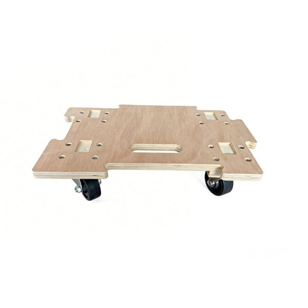 Expandable multi-panel plywood moving dolly