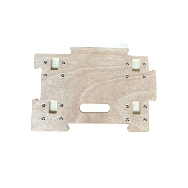 Folded multi-panel plywood moving dolly