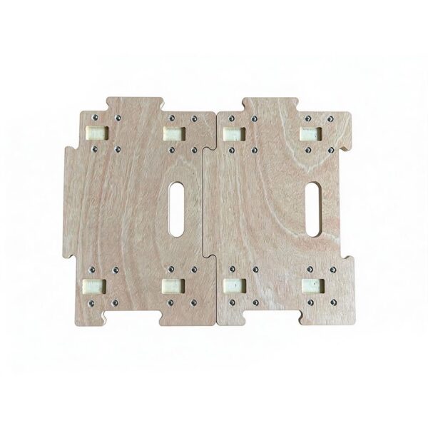 Folded multi-panel plywood moving dolly