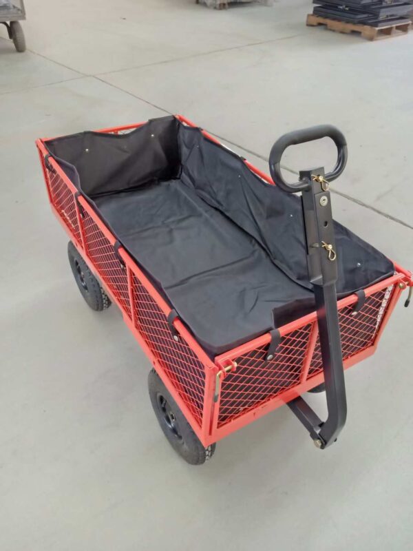 Carrito de jardín de acero resistente de 1200 libras